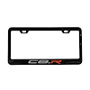214221 Black C8.R License Frame, 2020-2024 Chevy Corvette, White/Red - image 1