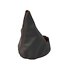 214616 Automatic Shift Boot, 1997-2004 Chevy Corvette, Charcoal Leather W/Red Stitching - image 1