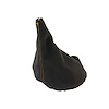 214622 Automatic Shift Boot, 1997-2004 Chevy Corvette, Black Suede W/Yellow Stitching - image 1