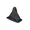 215026 Leather Shift Boot, 1968-1976 Chevy Corvette, Black W/Silver Stitching - image 1