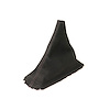 215071 Suede Shift Boot, 1989-1996 Chevy Corvette, Black W/Silver Stitching, Manual Transmission - image 1