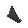 215076 Leather Shift Boot, 1984-1989 Chevy Corvette, Black W/Silver Stitching, Automatic Transmission - image 1