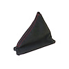 215079 Suede Shift Boot, 1984-1989 Chevy Corvette, Black W/Red Stitching, Automatic Transmission - image 1