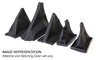 215083 Leather Shift Boot, 1990-1996 Chevy Corvette, Black W/Black Stitching, Automatic Transmission - image 2