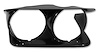 2172 Headlight Bezel, 1968-1982 Chevy Corvette, LH Molded Plastic - image 1