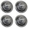 22145 Rally Wheel Replacement Hubcap Set, 1968-1982 Chevy Corvette, 4pc - image 1