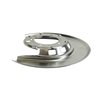 22370 Rear Backing Plate Shield, 1965-1975 Chevy Corvette, Silver Left/Driver - image 3