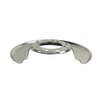 22370 Rear Backing Plate Shield, 1965-1975 Chevy Corvette, Silver Left/Driver - image 4