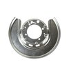 22371 Rear Backing Plate Shield, 1965-1975 Chevy Corvette, Silver Right/Passenger - image 2