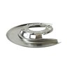 22371 Rear Backing Plate Shield, 1965-1975 Chevy Corvette, Silver Right/Passenger - image 3