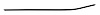 2276 Door Panel Felt, 1969-1982 Chevy Corvette, Upper-LH - image 1
