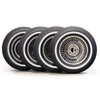 22782 Direct-Bolt Knock-Off Wheel & Tire Package, 1965 Chevy Corvette, 1 in. Whitewall Radial Tires - image 2