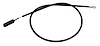 2346 Hood Cable, 1969-1976 Chevy Corvette, Joins Latches 69L - image 1