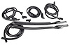 23722 Weatherstrip Kit, 1969-1972 Chevy Corvette, Body Convertible 69 Late 8 Piece, USA - image 1