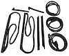 23734 Weatherstrip Kit, 1977-1977 Chevy Corvette, Body Coupe 77 Late 9 Piece, USA - image 1
