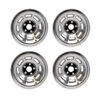 24200 Reproduction YJ8 Aluminum Wheel Set w/Hardware, 1976-1979 Chevy Corvette [Size: 15"x8"] Polished - image 2