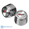 24206 YJ8 Aluminum Wheel Center Cap W/Emblem, 1982-1982 Chevy Corvette - image 1