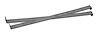 25353 Expansion Tank Straps, 1964-1972 Chevy Corvette - image 1