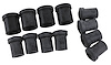 25361 Rear Spring Bushing Set, 1953-1962 Chevy Corvette, 12 Piece - image 1