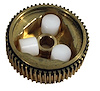25392 Headlight Motor Gear, 1988-1996 Chevy Corvette, Bronze - image 1