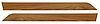 2658 Door Panel Inserts, 1970-1976 Chevy Corvette, W/Teak Insert - image 1