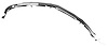 26839 Rear Bumper Retainer, 1974-1982 Chevy Corvette, Outer Right/Passenger - image 1