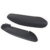 2751 Door Panel Armrest Compartment Lid Pad, 1994-1996 Chevy Corvette, RH Black - image 1
