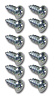 28395 Windshield Lower Clip Screw Set, 1964-1967 Chevy Corvette, Convertible