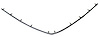 28990 Front Upper Bumper Cover Retainer, 1973-1974 Chevy Corvette - image 1