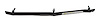 28996 Front Upper Outer Bumper Cover Retainer, 1975-1979 Chevy Corvette, LH - image 1