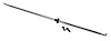 29096 Door Opening Control Rod 23 in. Long, 1968-1977 Chevy Corvette - image 1