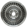 3141 Direct-Bolt Knock-Off Wheel, 1965-1966 Chevy Corvette, Dark Face Replica [Size: 15"x6"] - image 1