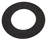 34060 Front Brake Splash Shield Gasket, 1963-1982 Chevy Corvette - image 1