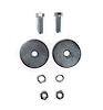 34841 Seat Belt Bolt Kit, 1953-1996 Chevy Corvette, Silver Finish 2 Required - image 1