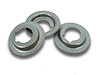 36808 Rear Compartment Latch Escutcheons, 1968-1977 Chevy Corvette, 3 Piece Set - image 1