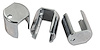 36809 Rear Compartment Latch Retainers, 1968-1979 Chevy Corvette, 3 Piece Set - image 1