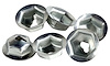 37202 Windshield Top Molding Retainer Nuts, 1963-1967 Chevy Corvette, Convertible 6 Piece - image 1