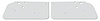 39939 Door Panel Plastic Vapor Barriers, 1963-1967 Chevy Corvette - image 1