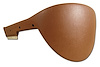 400254 Dash Pad, 1963-1964 Chevy Corvette, Left/Driver, Saddle - image 1