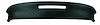 400814 Upper Dash Pad, 1969 Chevy Corvette, Green - image 1