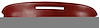 400838 Upper Dash Pad, 1968-1968 Chevy Corvette, Dark Orange - image 1