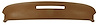 400856 Upper Dash Pad, 1968-1969 Chevy Corvette, Saddle - image 1