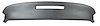 400863 Upper Dash Pad, 1968-1969 Chevy Corvette, Gunmetal - image 1