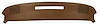 400923 Upper Dash Pad, 1973-1973 Chevy Corvette, Dark Saddle - image 1