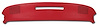 400930 Upper Dash Pad, 1970-1972 Chevy Corvette, Red - image 1