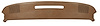 400951 Upper Dash Pad, 1973-1975 Chevy Corvette, Medium Saddle - image 1