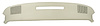 400976 Upper Dash Pad, 1976-1976 Chevy Corvette, White - image 1