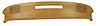 401057 Upper Dash Pad, 1977-1977 Chevy Corvette, Buckskin - image 1