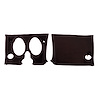 401128PR Lower Dash Pad Pair, 1968-1968 Chevy Corvette, Tobacco - image 1