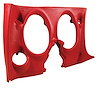 401130 Lower Dash Pad, 1968-1968 Chevy Corvette, Red, Left/Driver - image 1